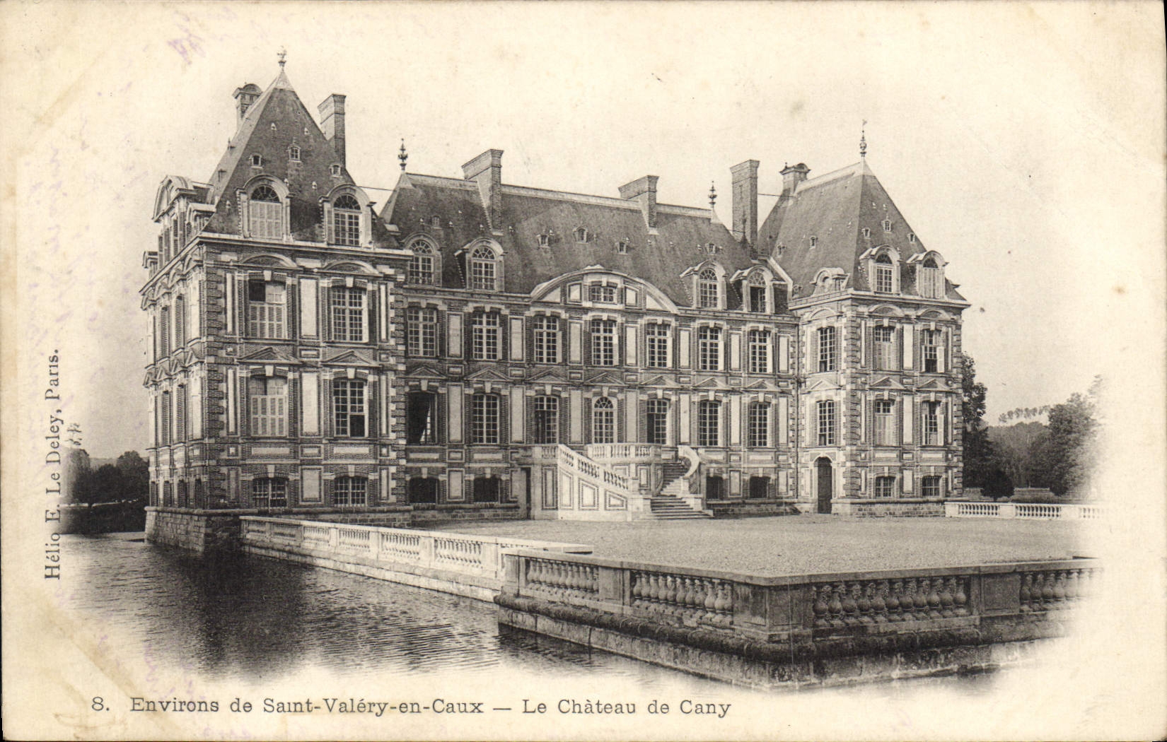 CPA Environs de Saint Valery en Caux Le Chateau de Cany