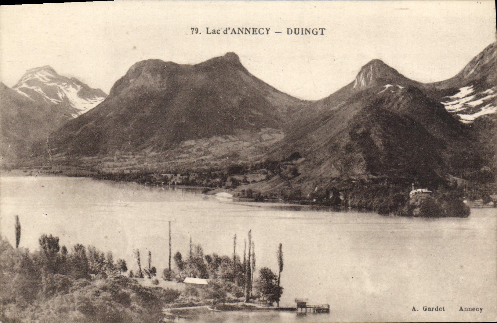 CPA Lac d'Annecy Duingt 