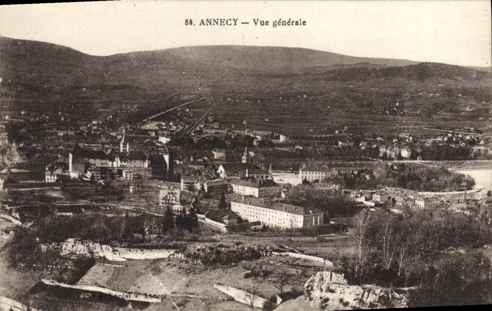 CPA Annecy Vue generale 