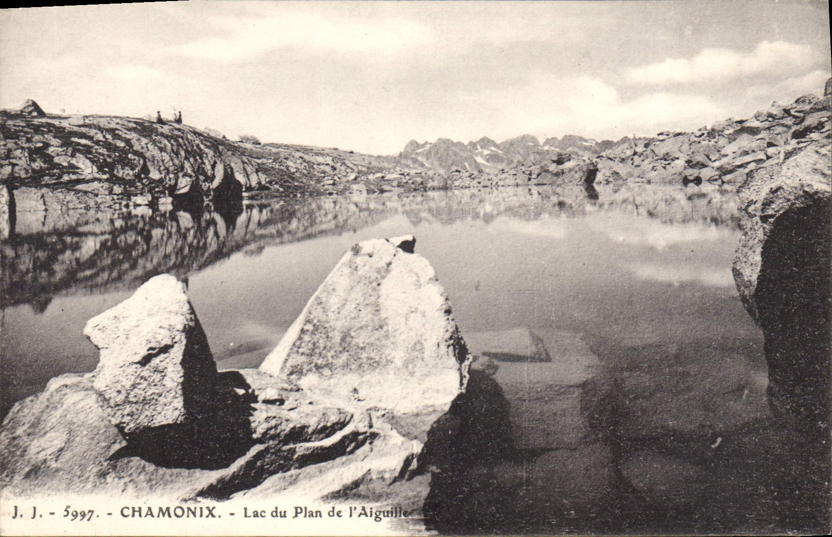 CPA Chamonix Lac du Plan de l'Aiguille 