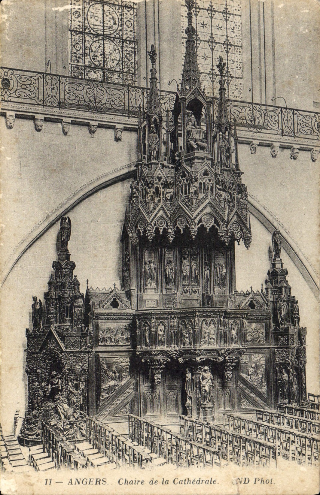 CPA Angers Chaire de la Cathedrale 