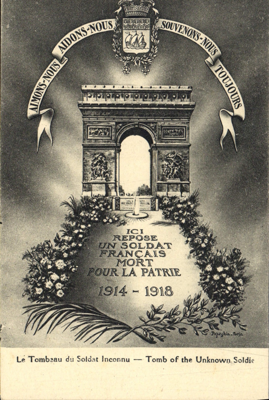 CPA Le Tombeau du Soldat Inconnu 
