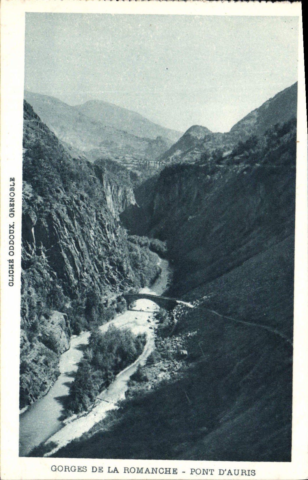 CPA Gorges de la Romanche Pont d'Auris