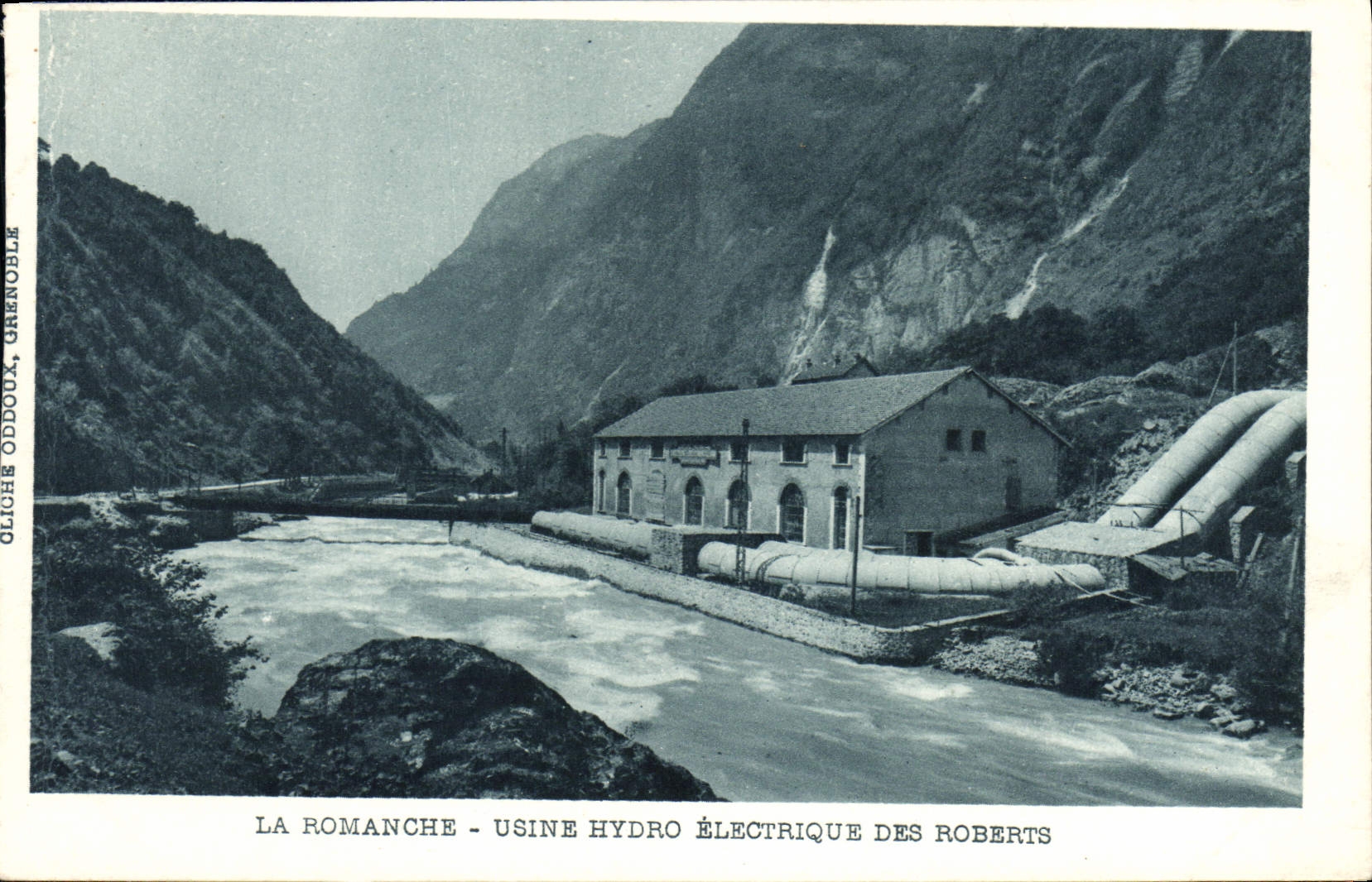 CPA La Romanche Usine Hyrdro Electrique des Roberts