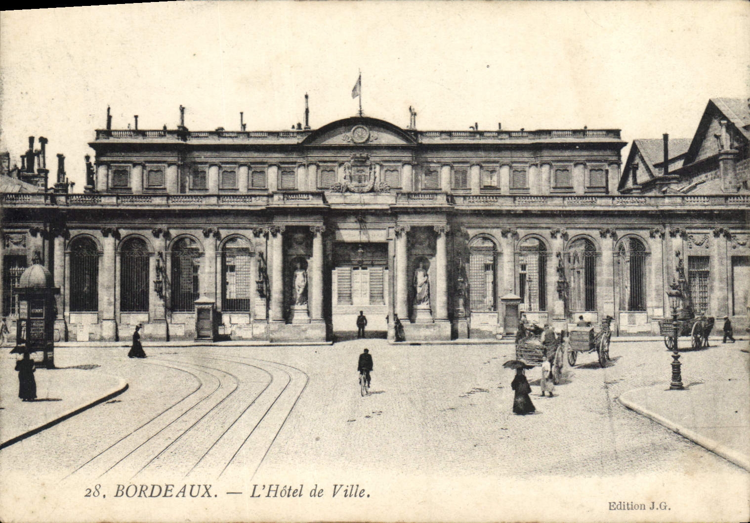 CPA Bordeaux l'Hotel de Ville 