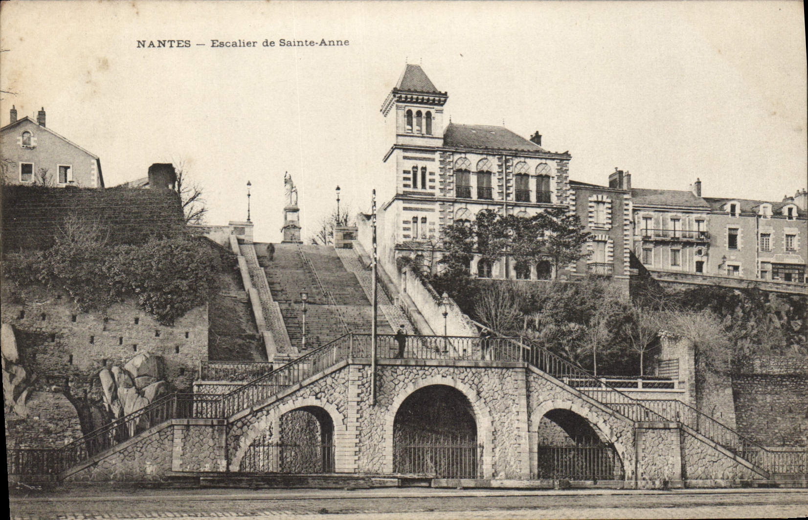 CPA Nantes Escalier de Sainte Anne 
