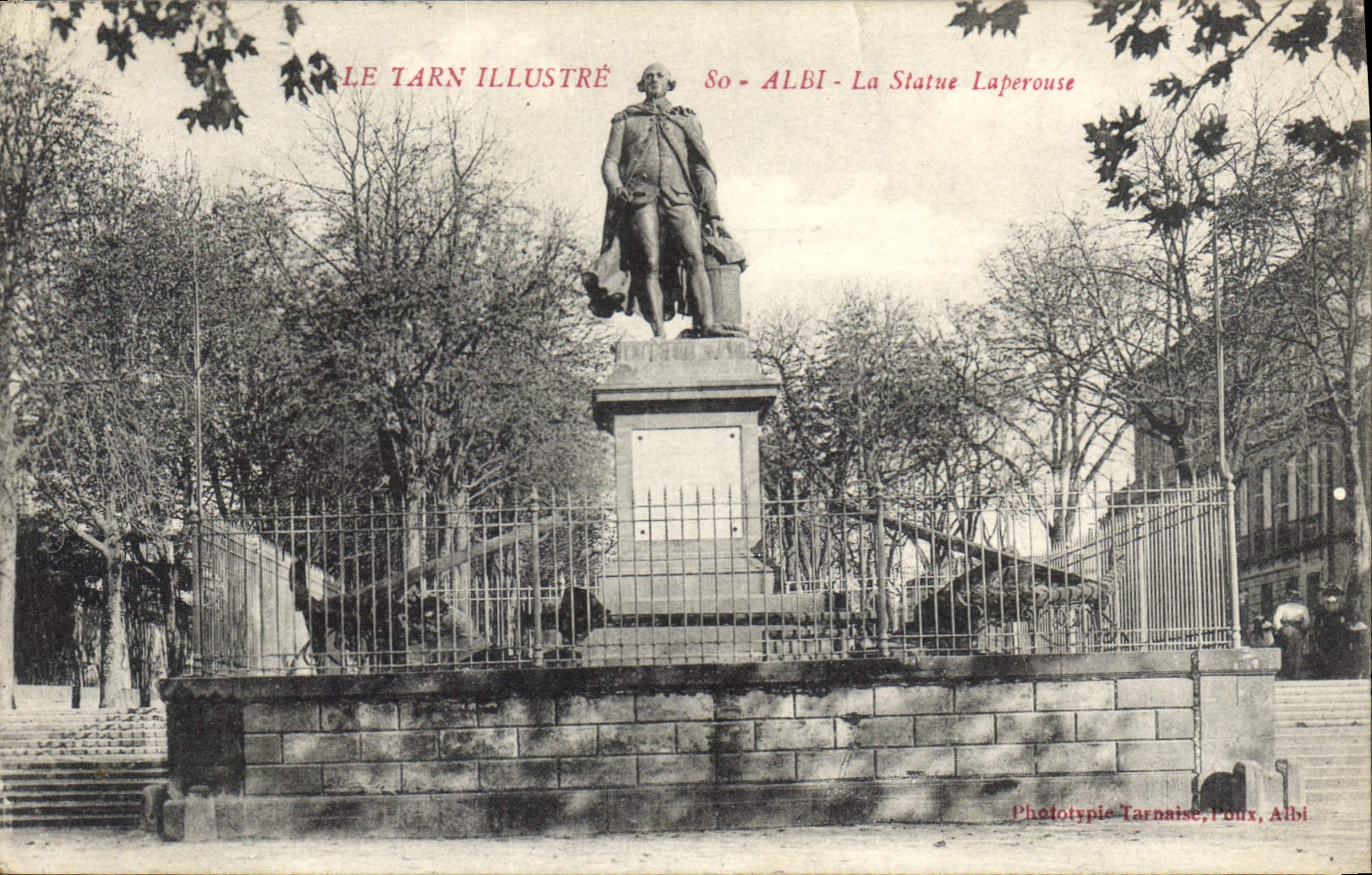 CPA Le Tarn Illustre Albi La Statue Laperouse
