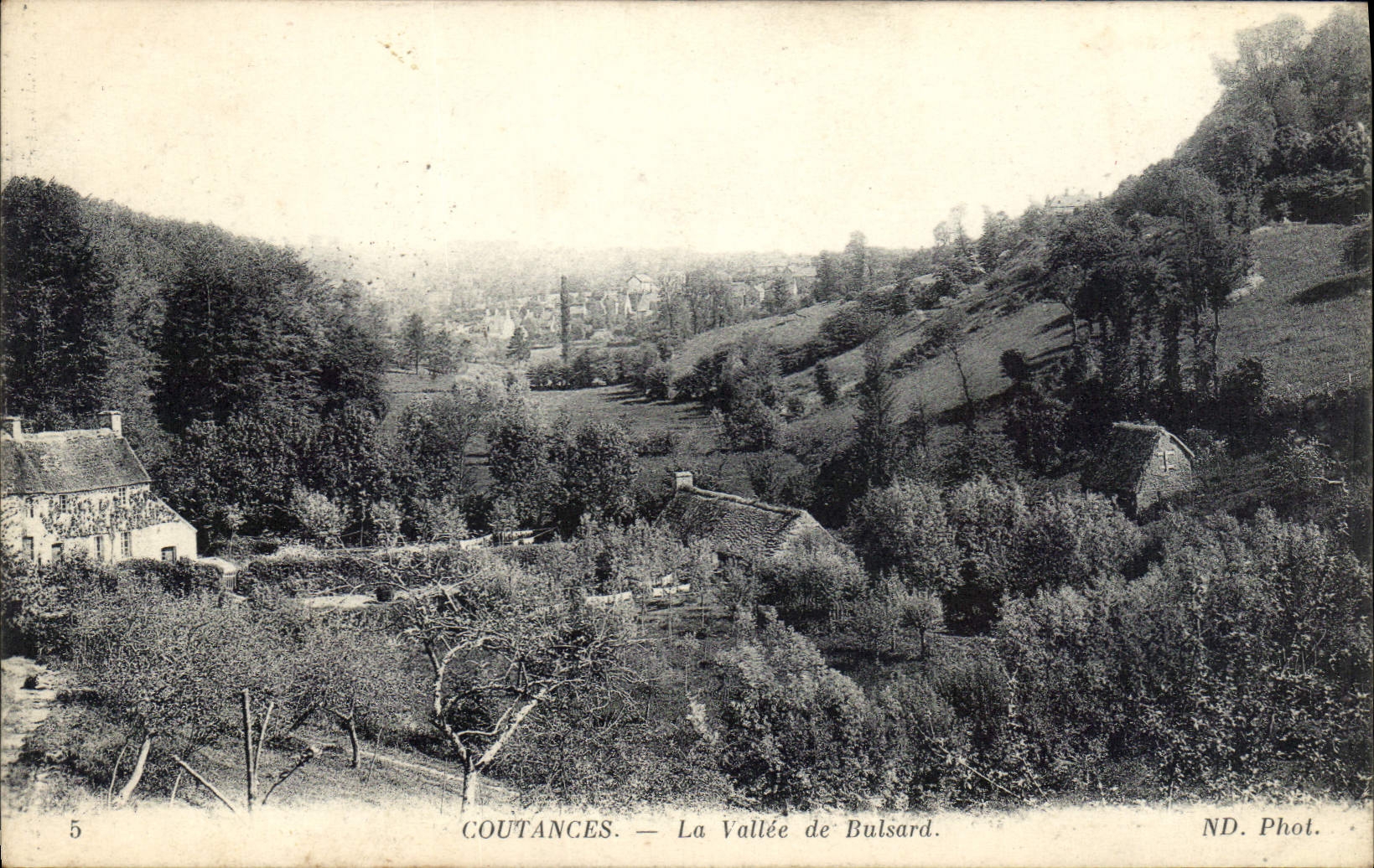 CPA Coutances La Vallee de Bulsard 
