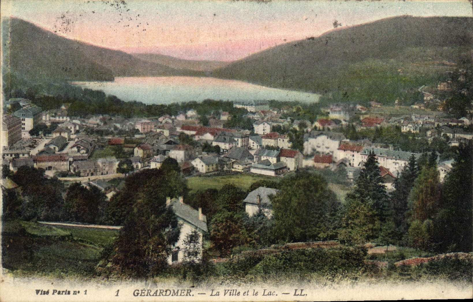 CPA Gerardmer La Ville et le Lac 