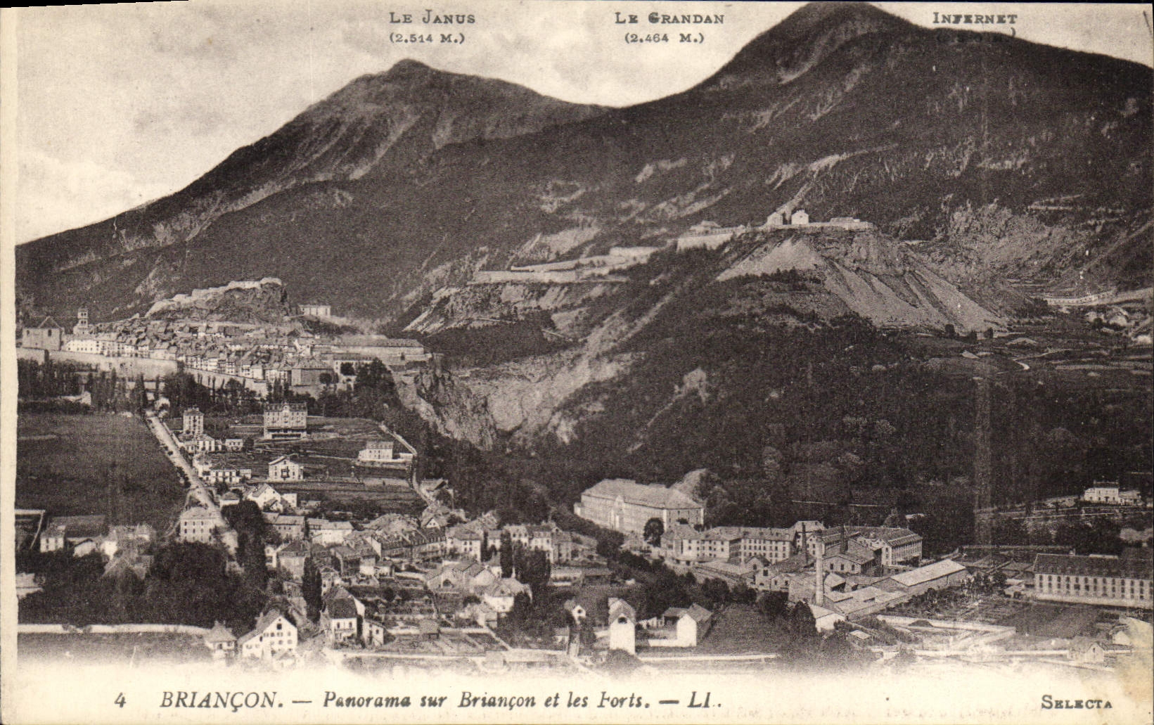CPA Briancon Panorama sur Briancon et les Forts 