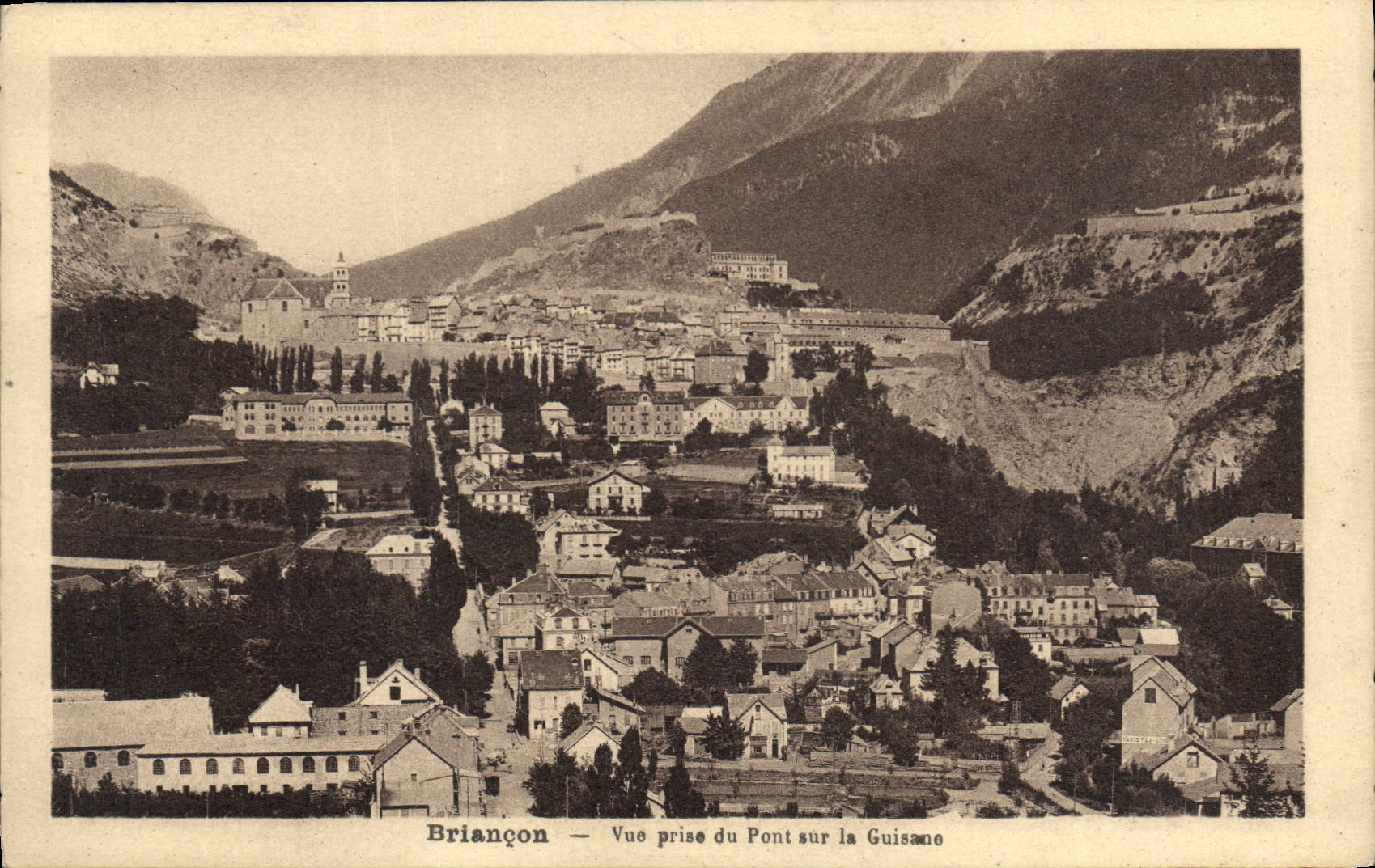 CPA Briancon Vue prise du Pont sur la Guisane 