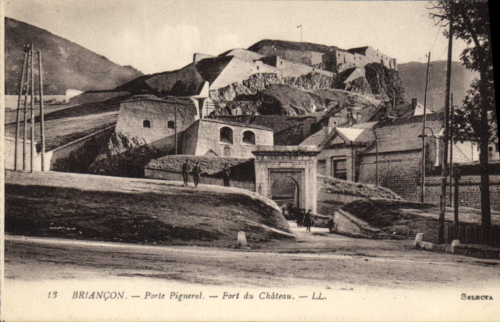 CPA Briancon Porte Pineral Fort du Chateau 