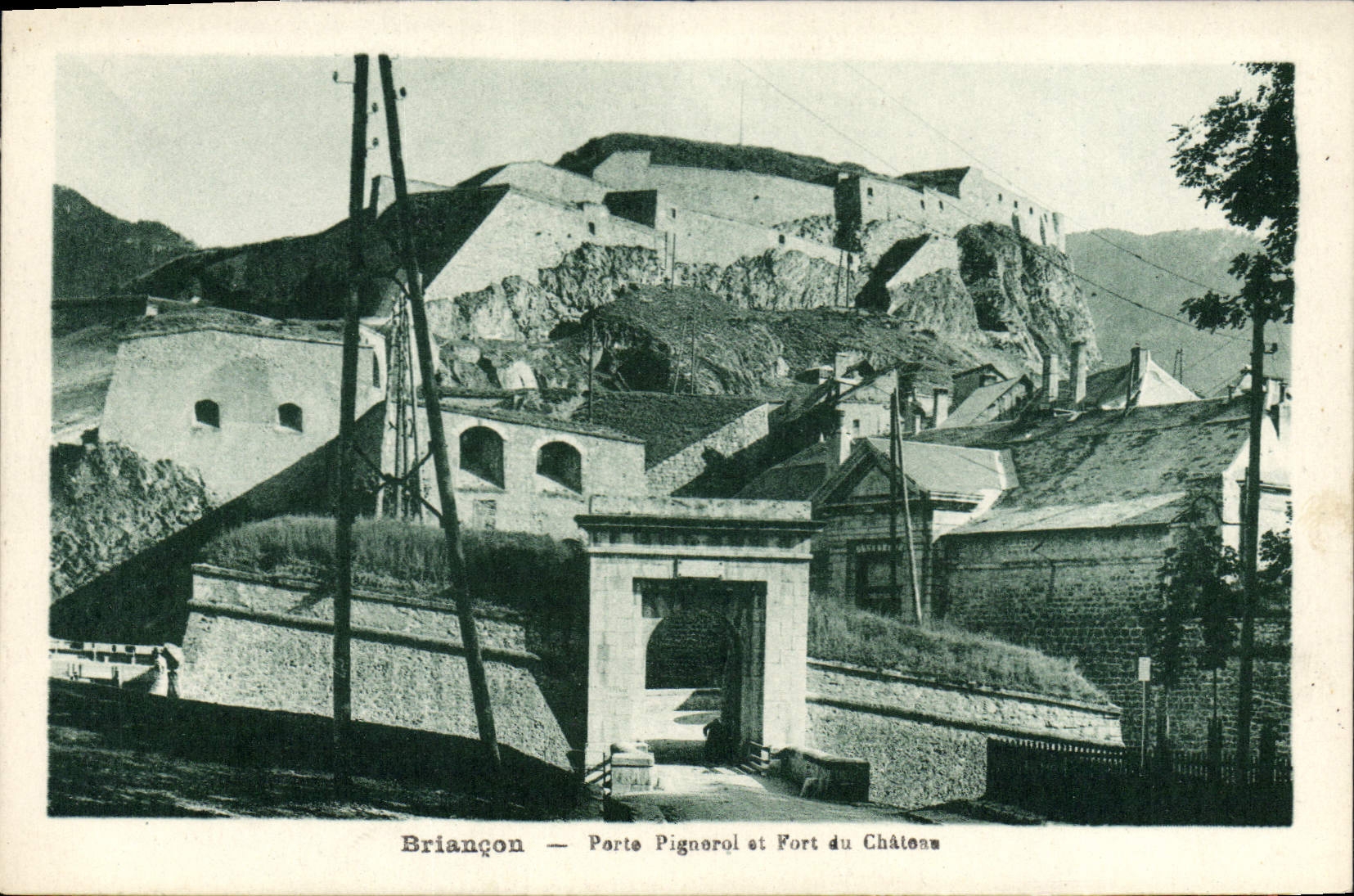 CPA Briancon Porte Piguerol et Fort du Chateau 