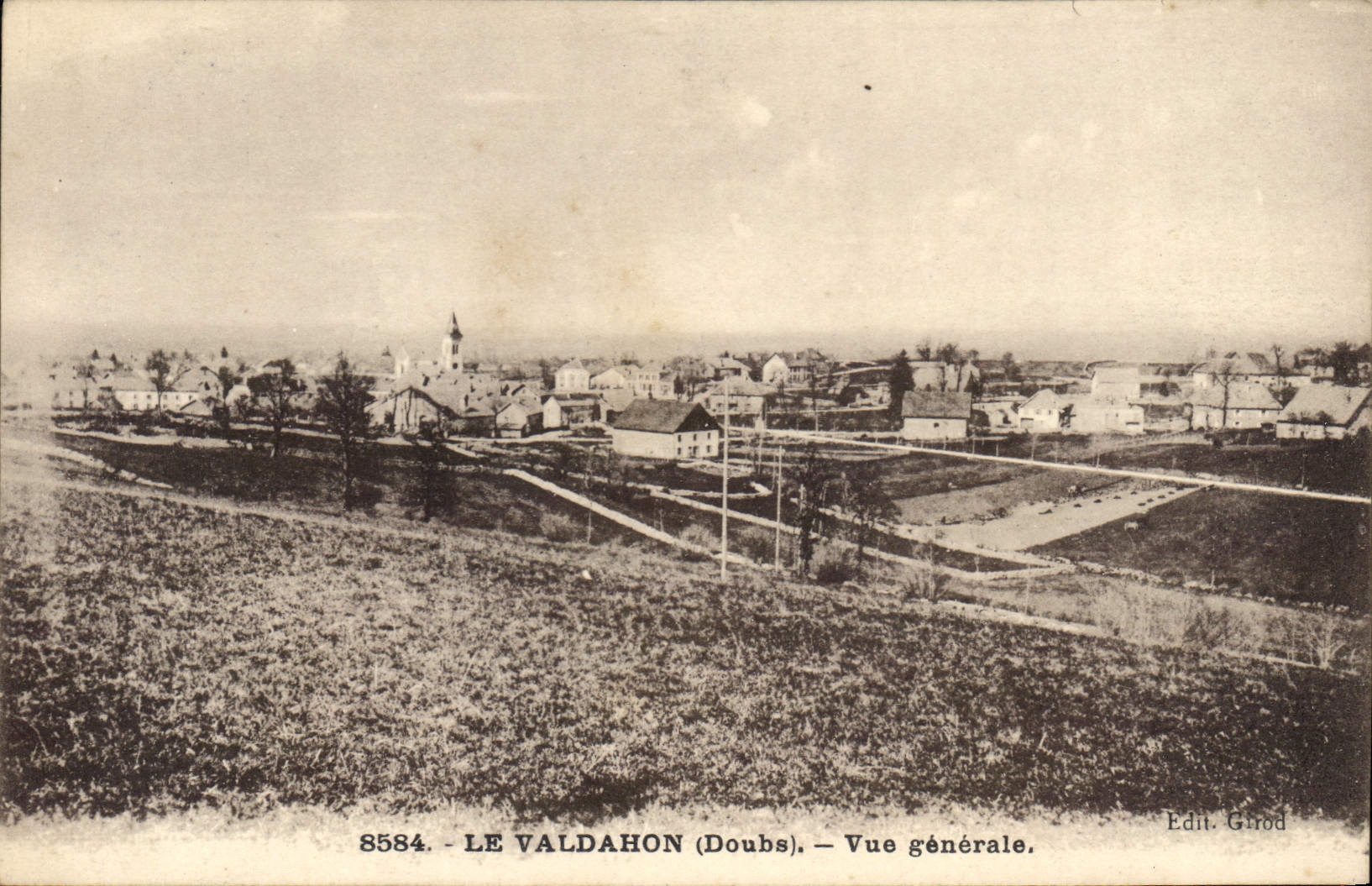 CPA Le Valdahon Doubs Vue generale 