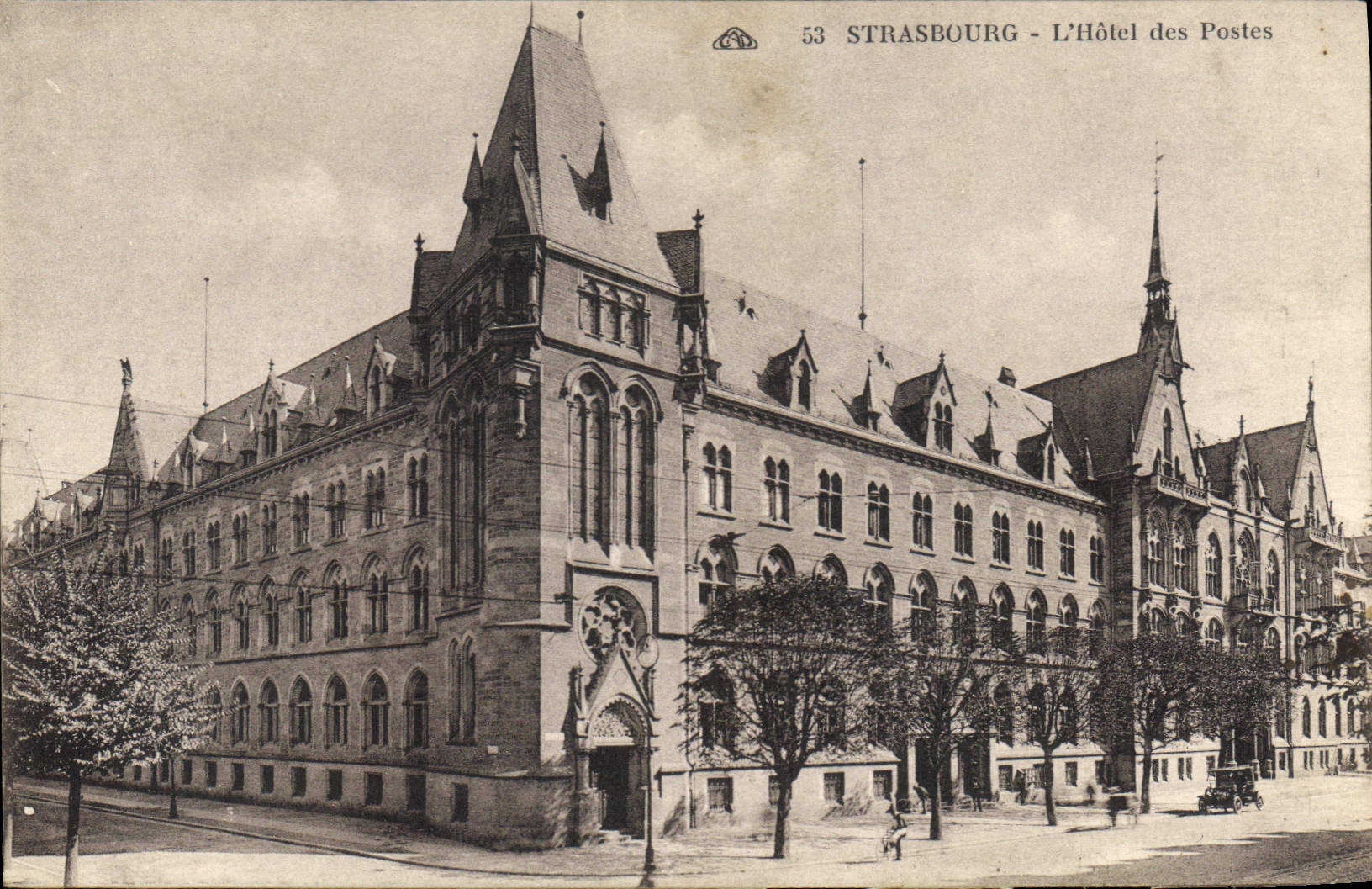 CPA Strasbourg L'Hotel des Postes 
