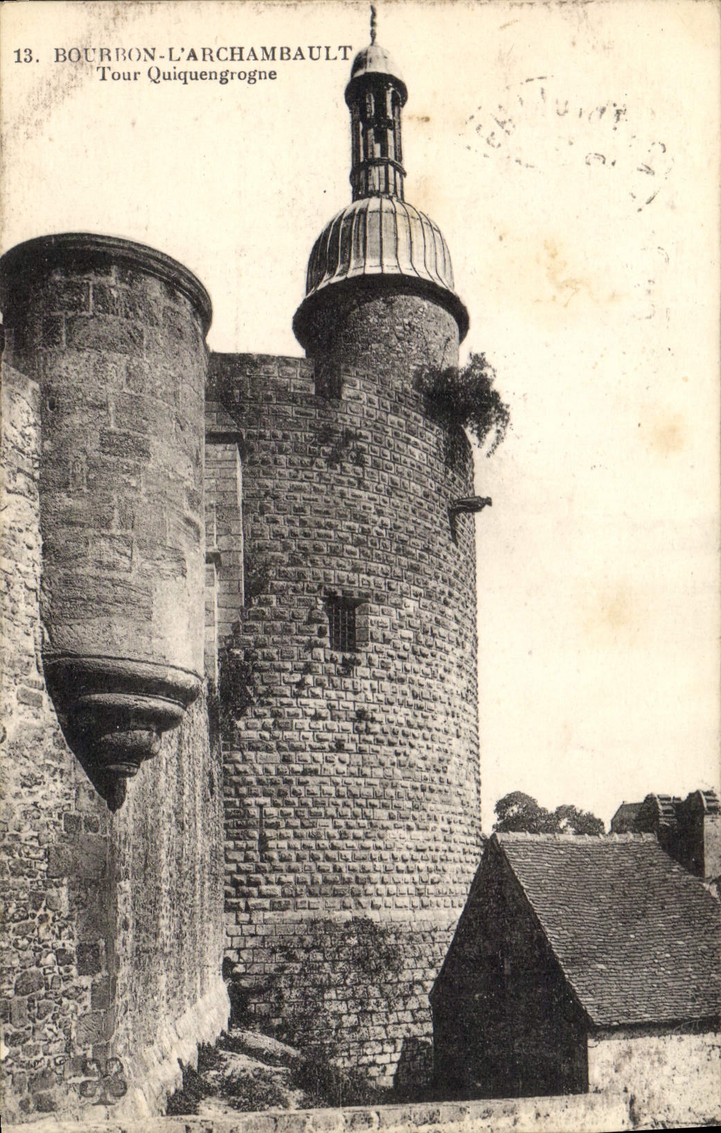 CPA Bourron l'Archambault Tour Quiquengrogne