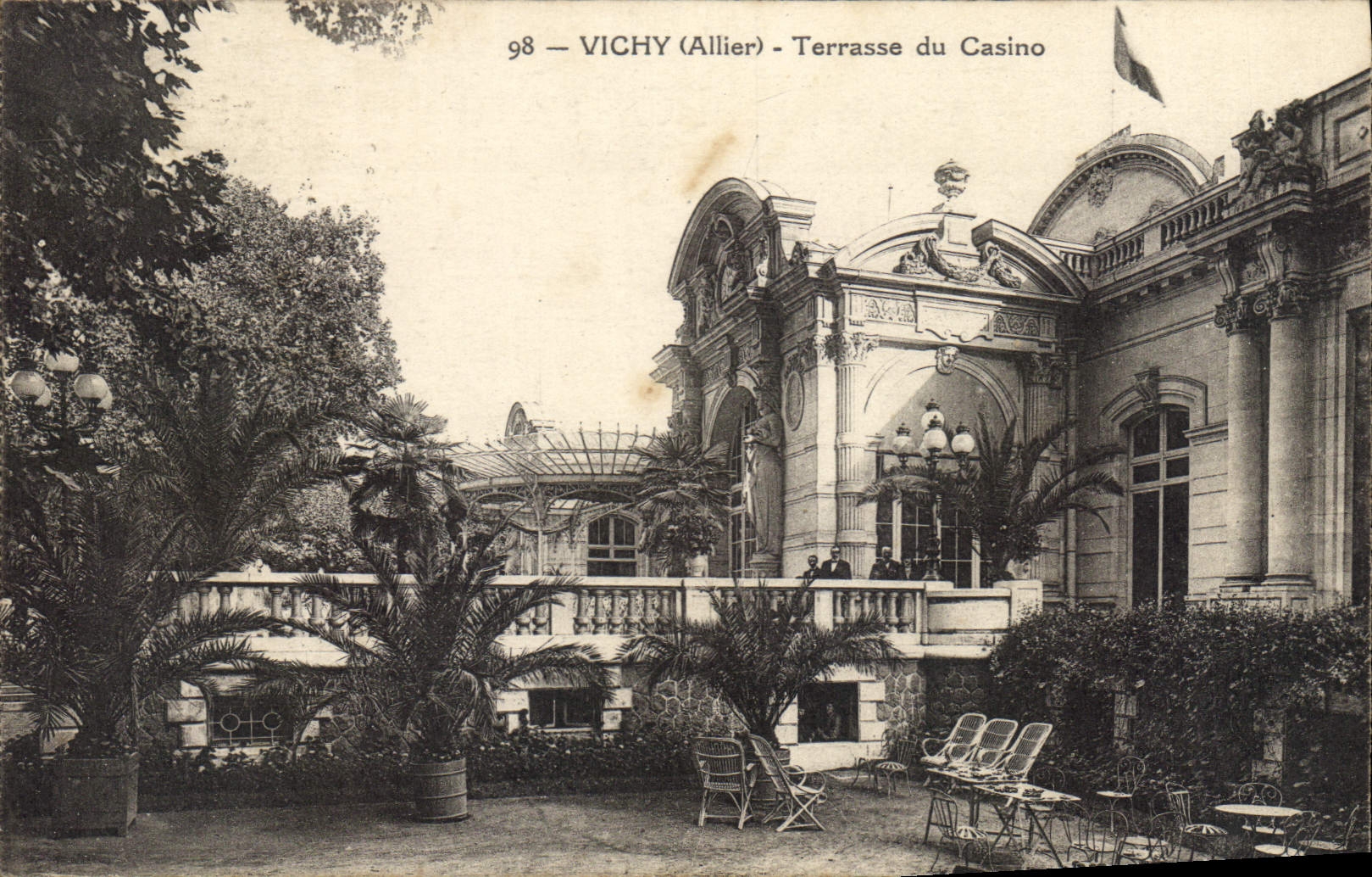 CPA Vichy Allier Terrasse du Casino 
