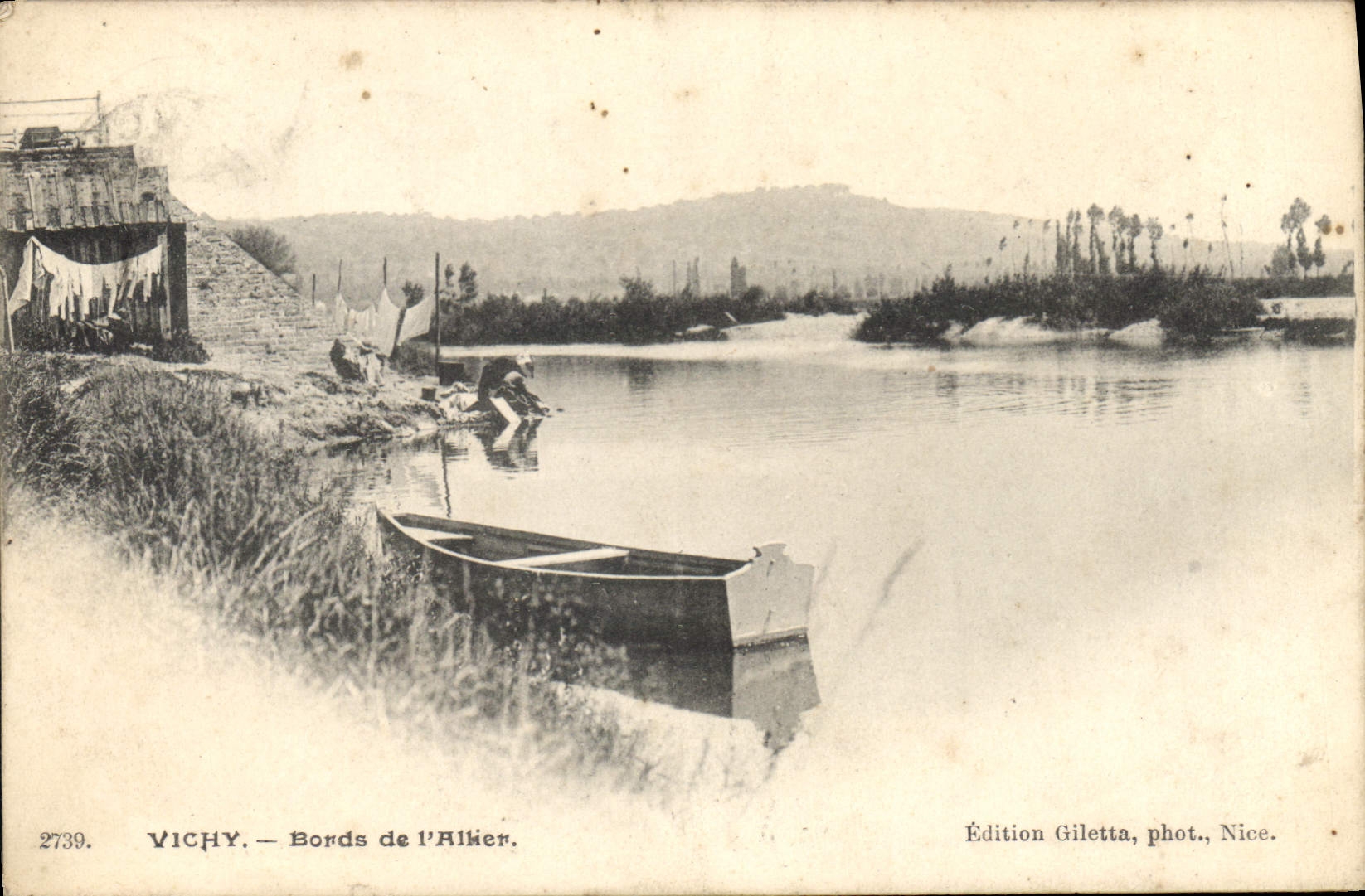 CPA Vichy Bords de l'Allier 