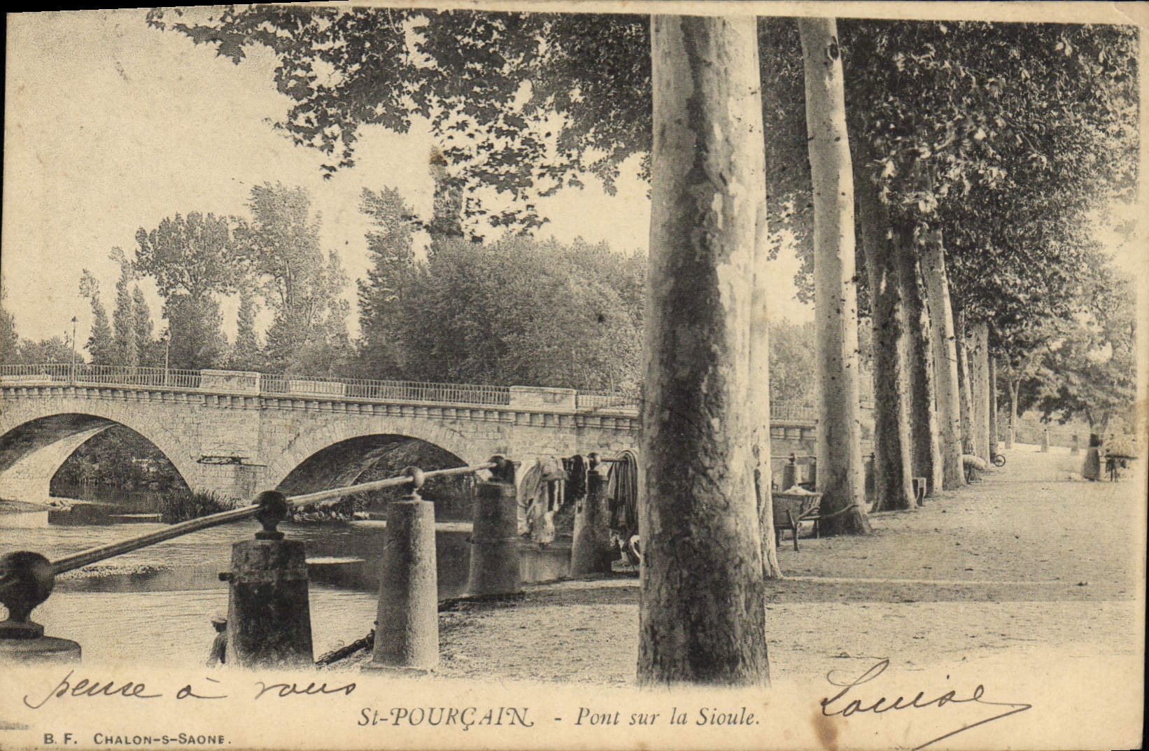 CPA St Pourcain Pont sur la Sioule