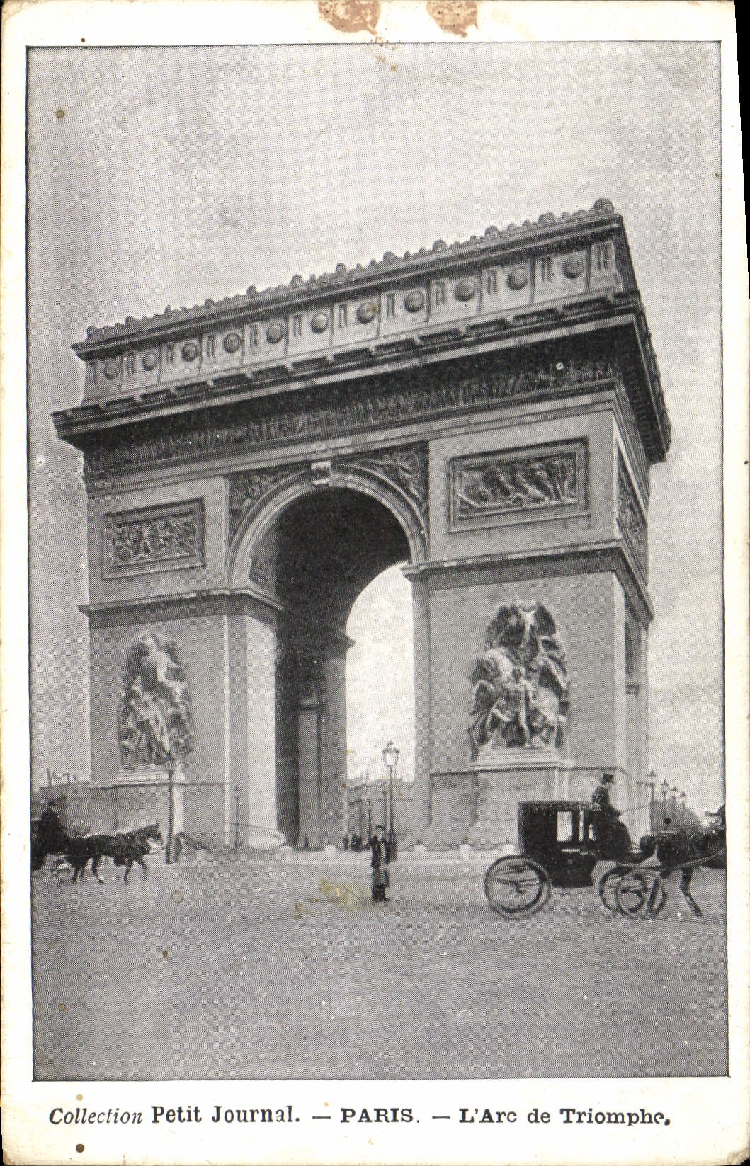 CPA Colection Petit Journal Paris L'Arc de Triomphe Paris