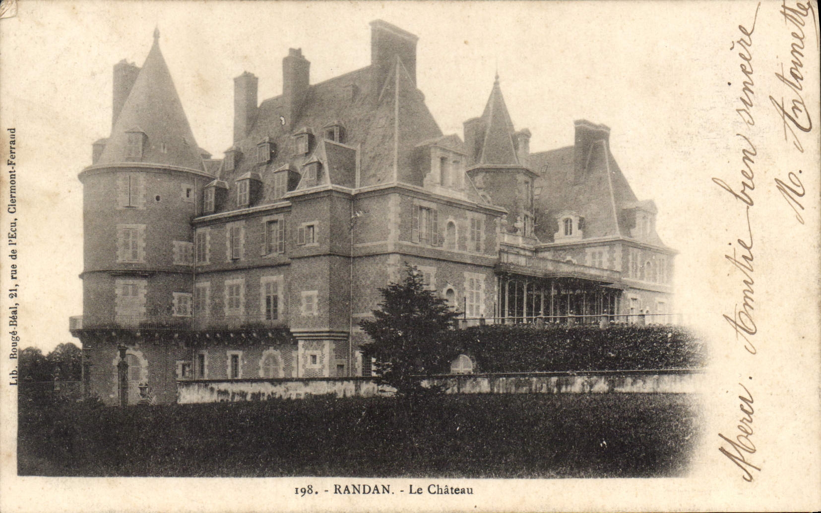 CPA Randan le Chateau 