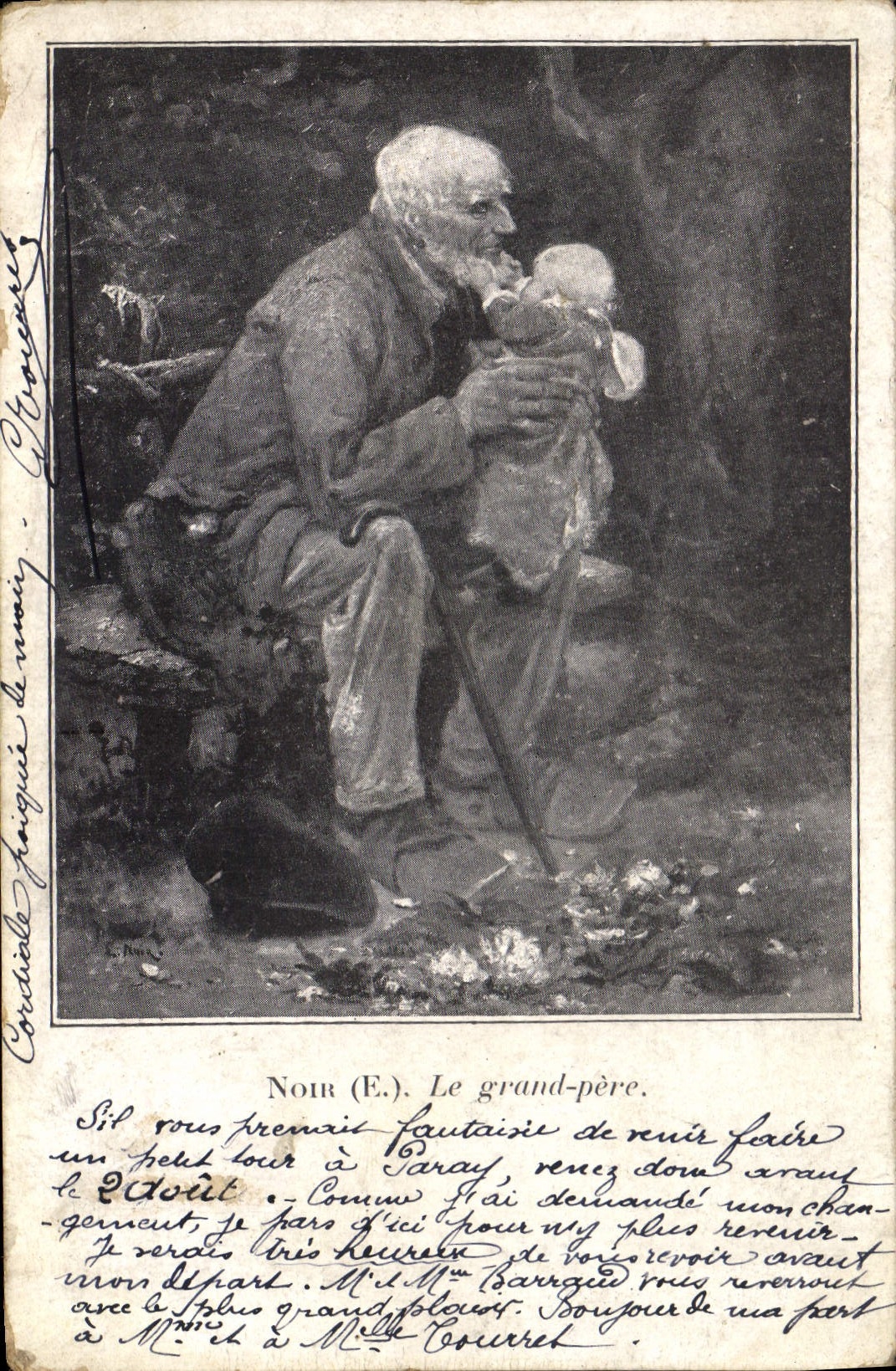 CPA Noir E Le Grand Pere 