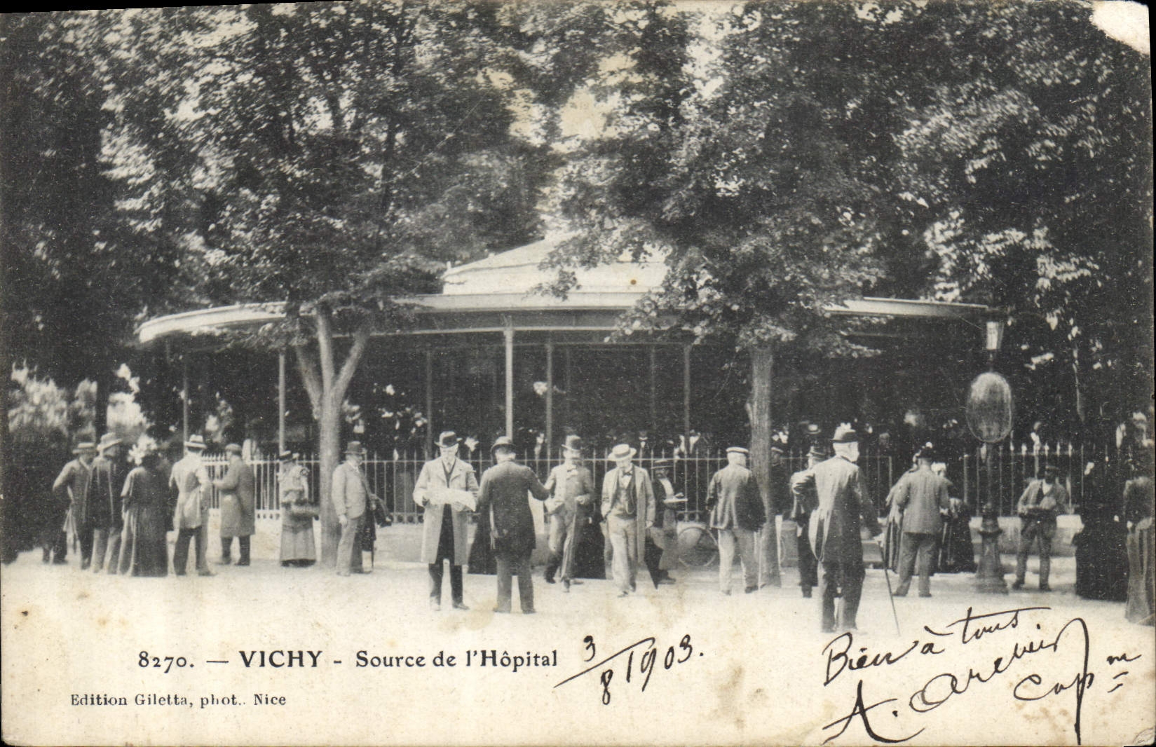 CPA Vichy Source de l'Hopital 