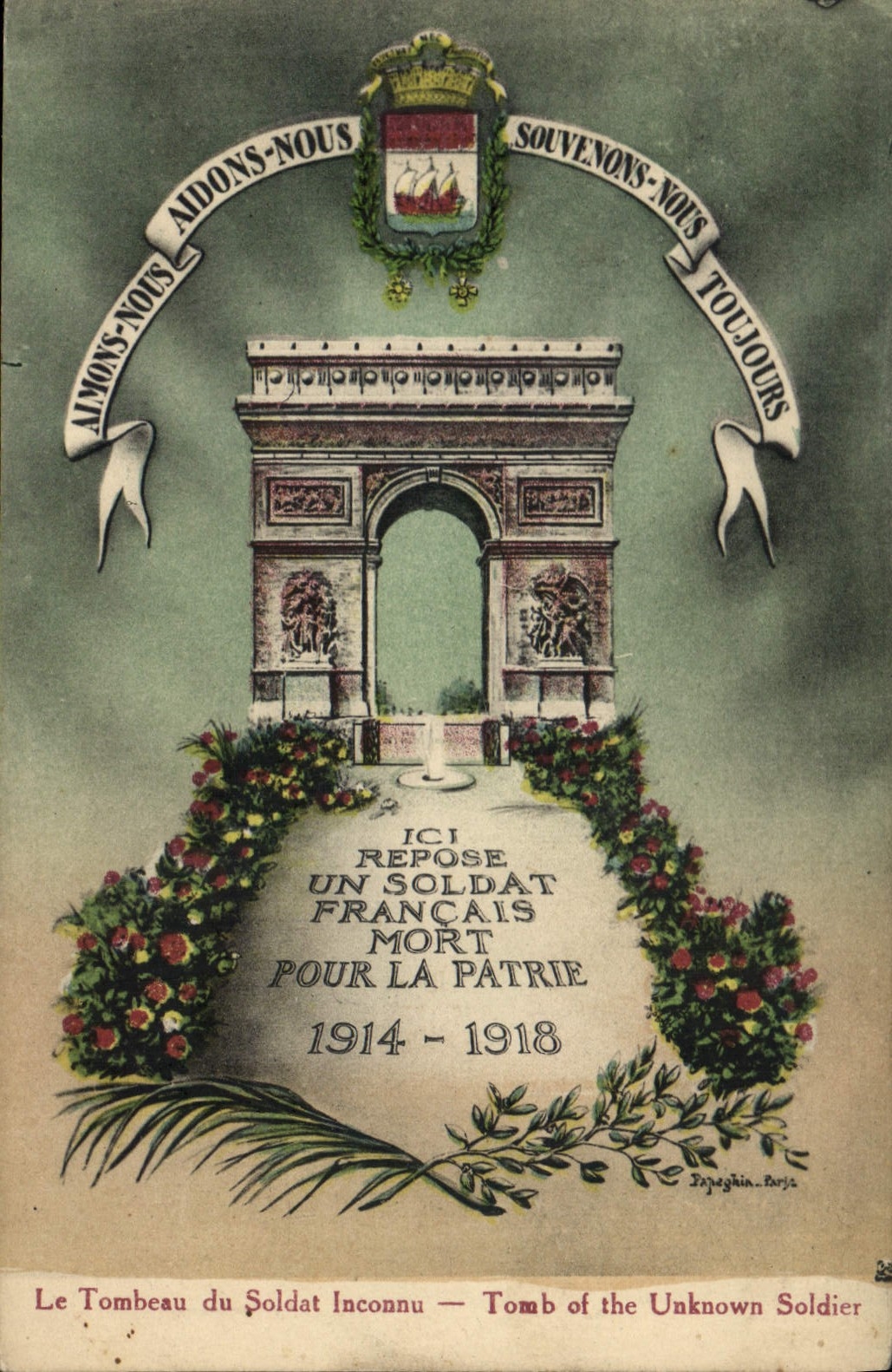 CPA Le Tombeau du Soldat Inconnu 