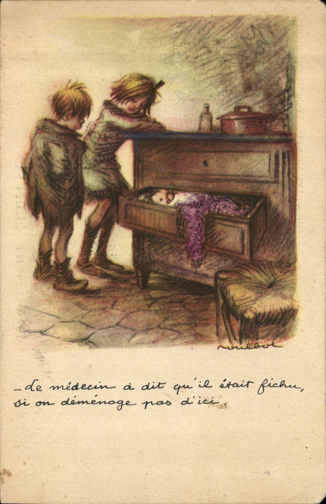 CPA Enfants Illustrateur Poulbot