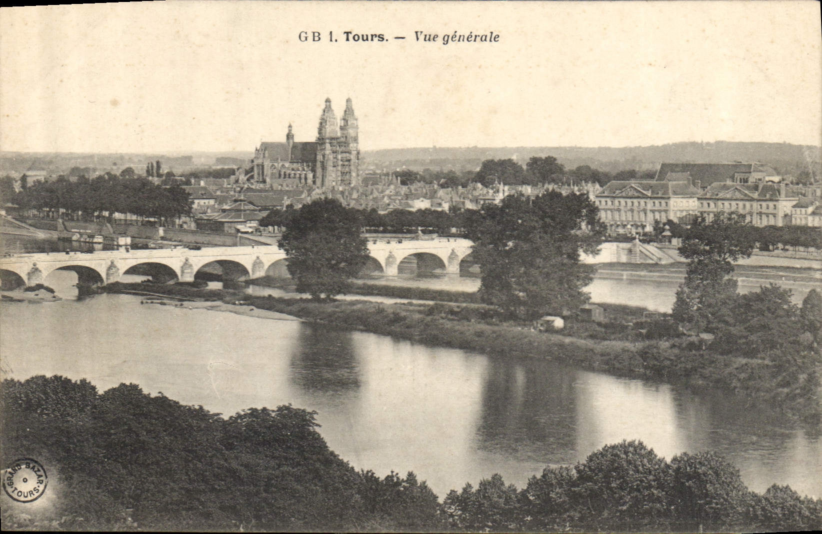 CPA G B I Tours Vue generale 