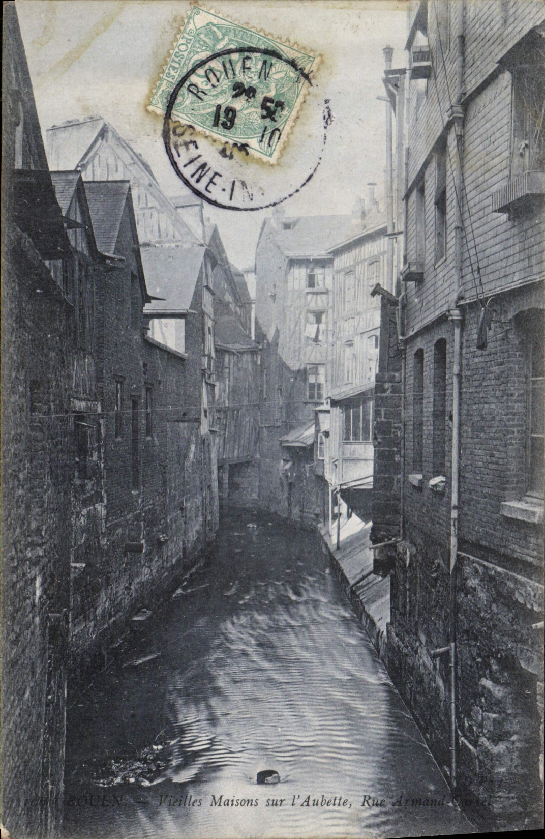 CPA Rouen Vieilles maisons sur l'Aubette