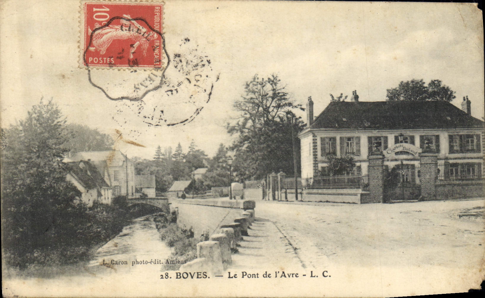 CPA Boves Le Pont de l'Avre