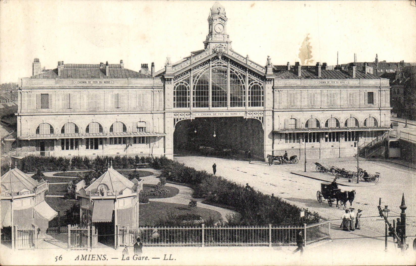 CPA Amiens La Gare 