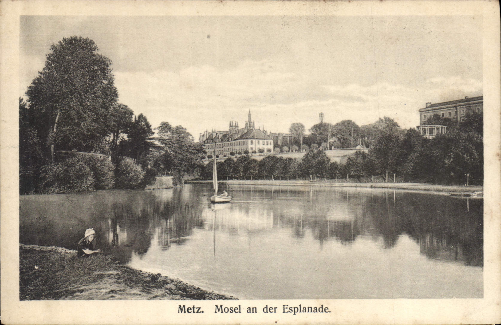 CPA Metz Mosel an der Esplanade 