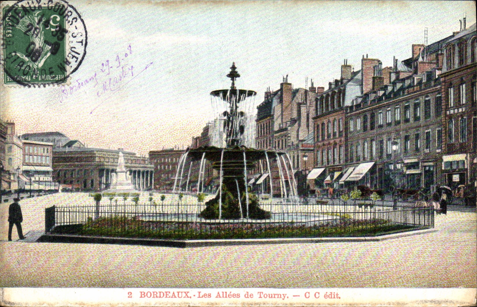 CPA Bordeaux Les Allees de Tourny 