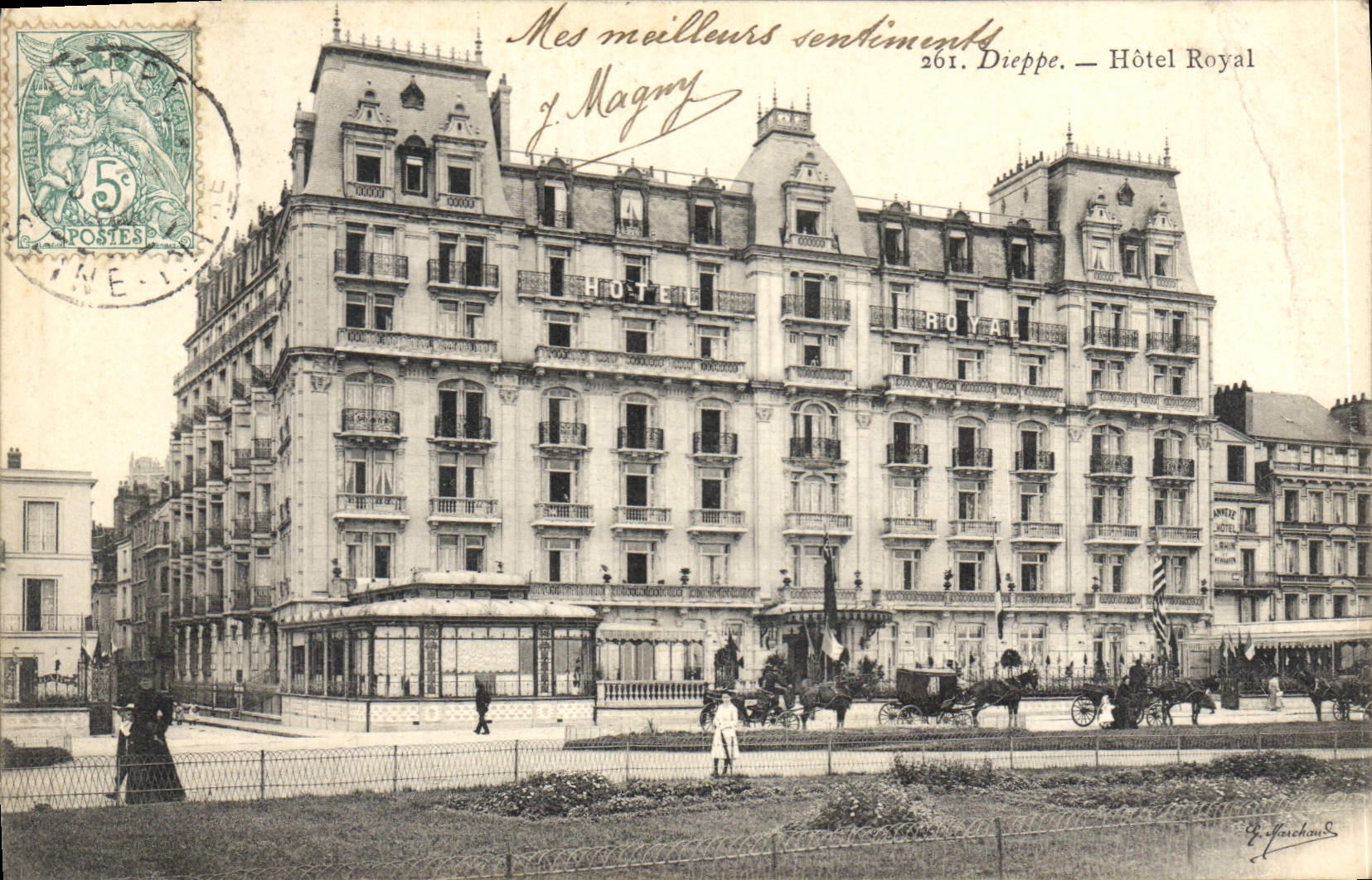 CPA Dieppe Hotel Royal 
