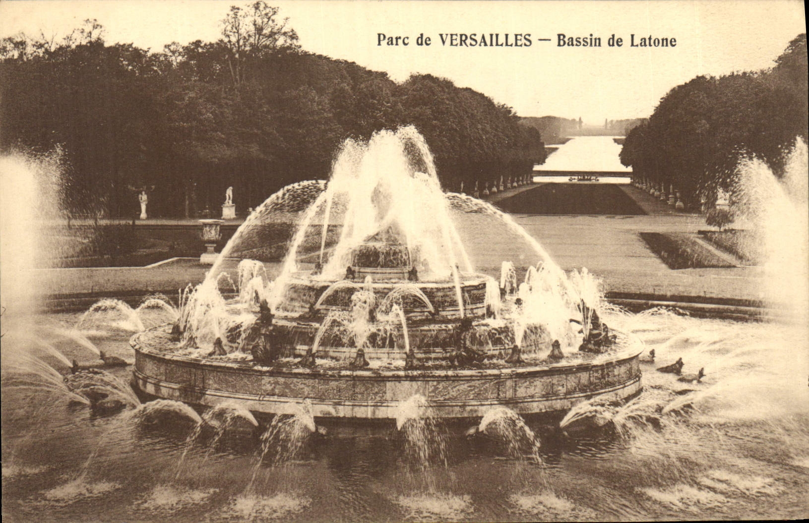 CPA Parc de Versailles Bassin de Latone 