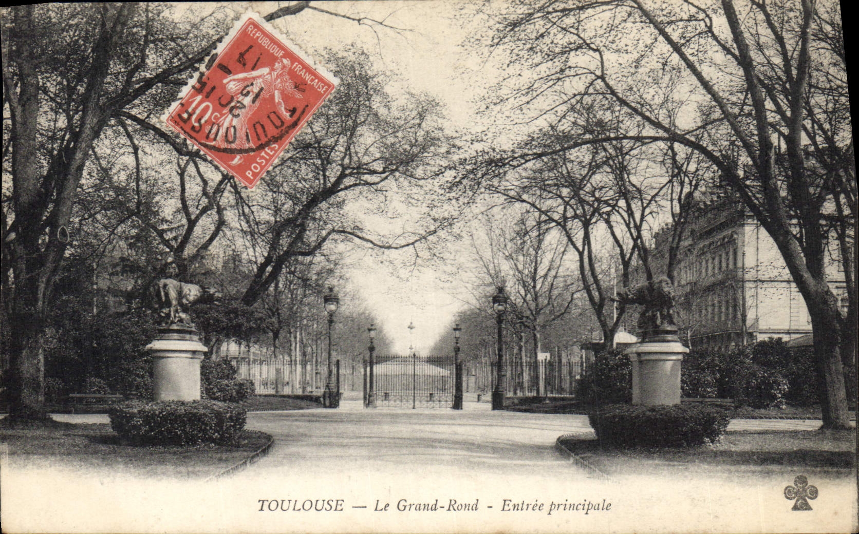 CPA Toulouse Le Grand Rond Entree principale 