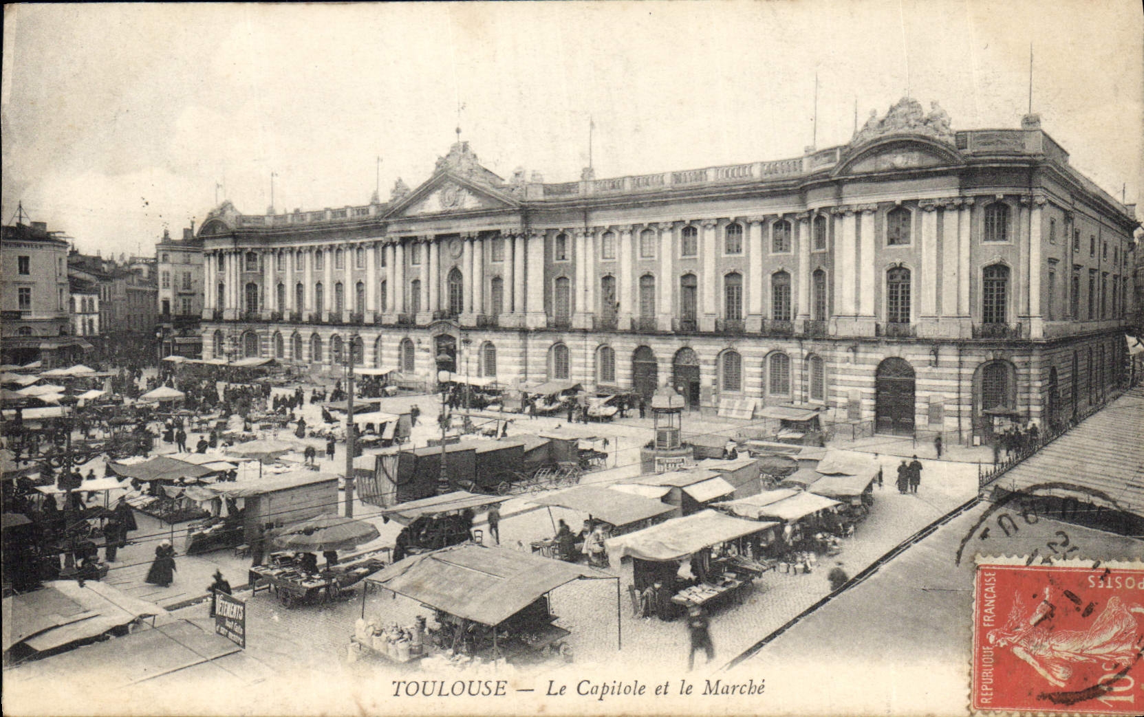 CPA Toulouse Le Capitole et le Marche