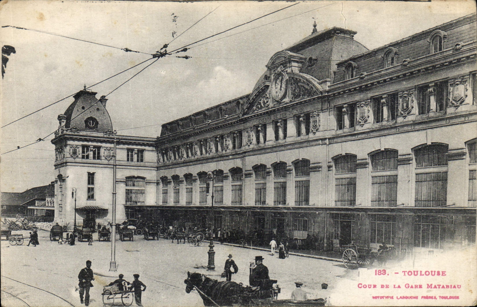 CPA Toulouse Cour de la Gare 