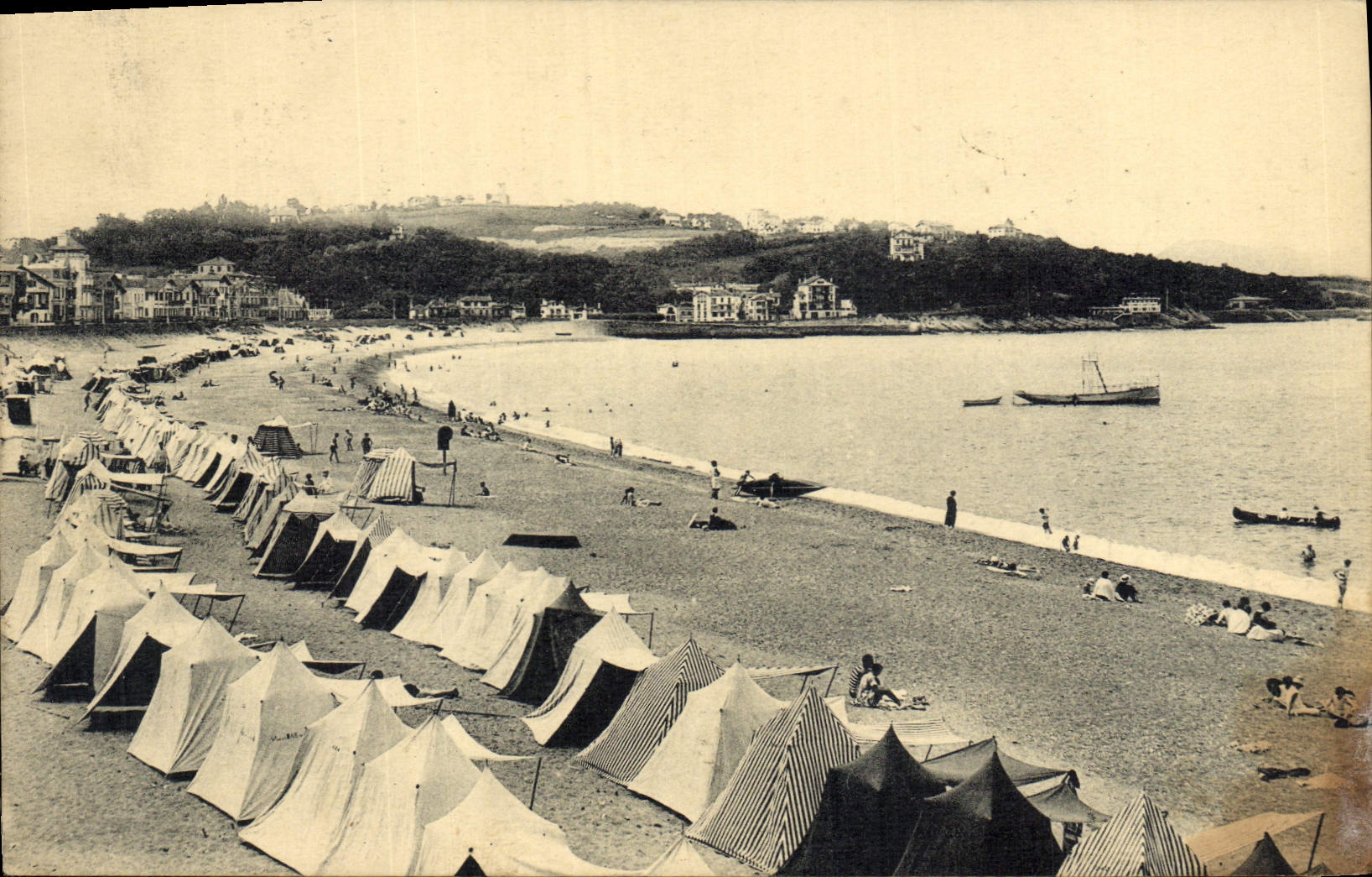 CPA St Jean de Luze La plage 