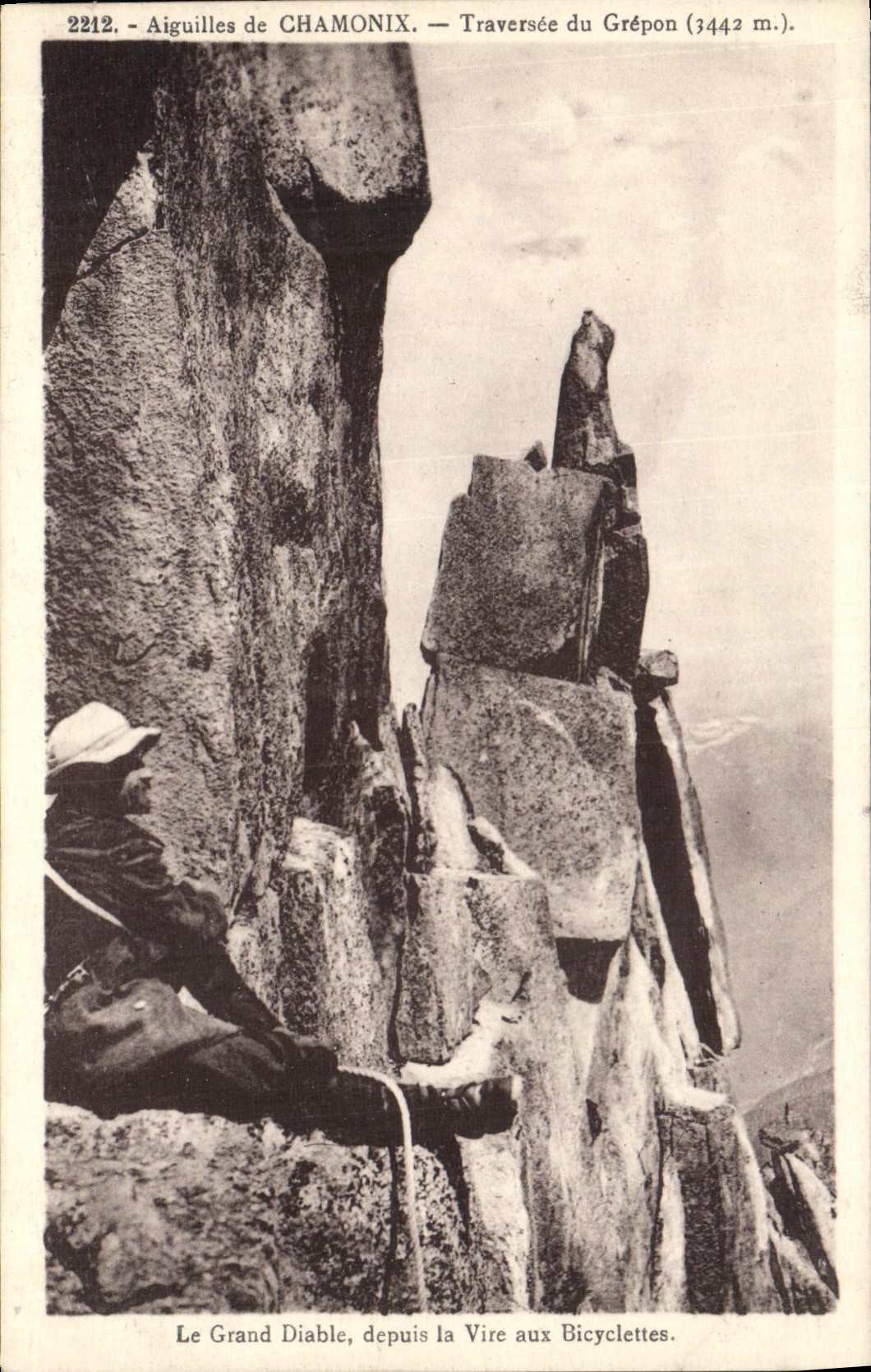 CPA Aiguilles de Chamonix Traversee du Grepon 