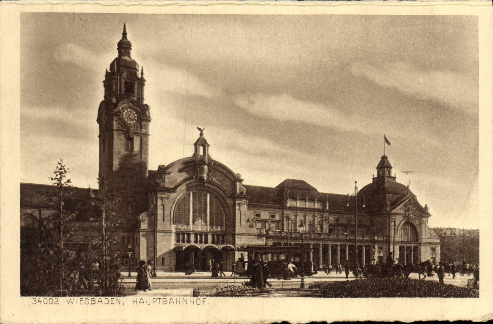 CPA Wiesbaden Gare central 