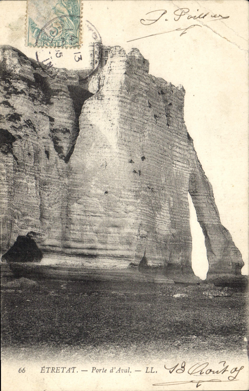 CPA Etretat Porte d'Aval 