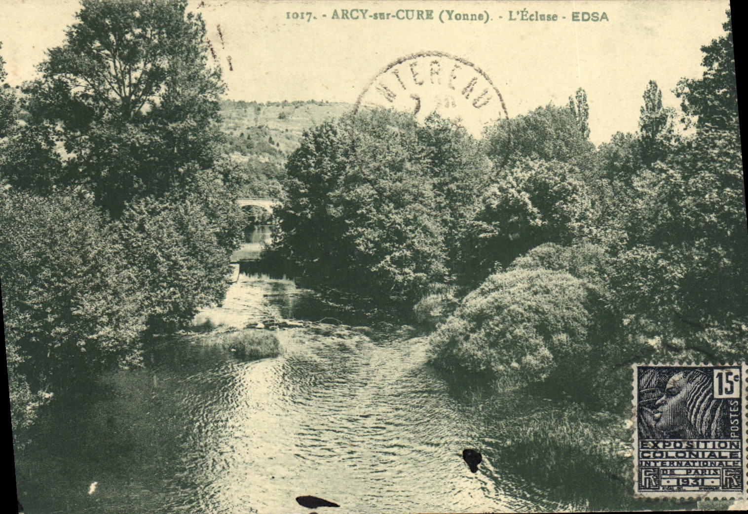 CPA Arcy sur Cure Yonne l'eglise Edsa 