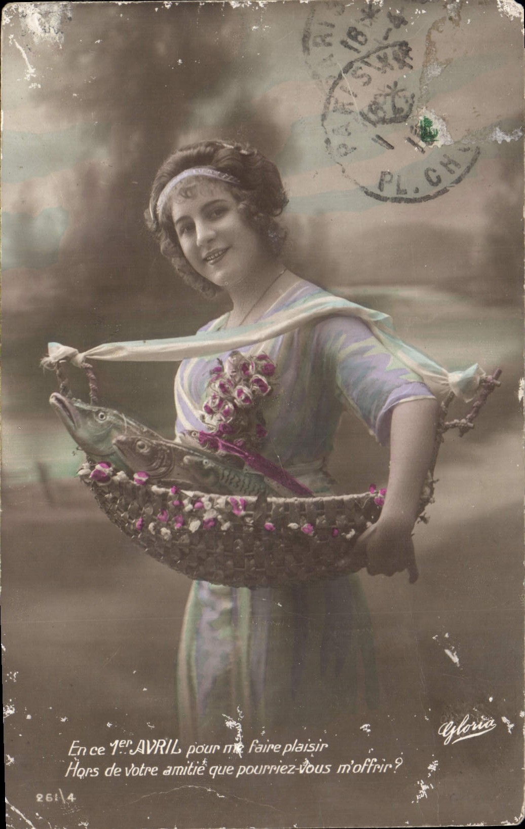CPA En ce 1er avril pour me faire plaisir hors de Votre Amitie que pourriez vous m'offrir 