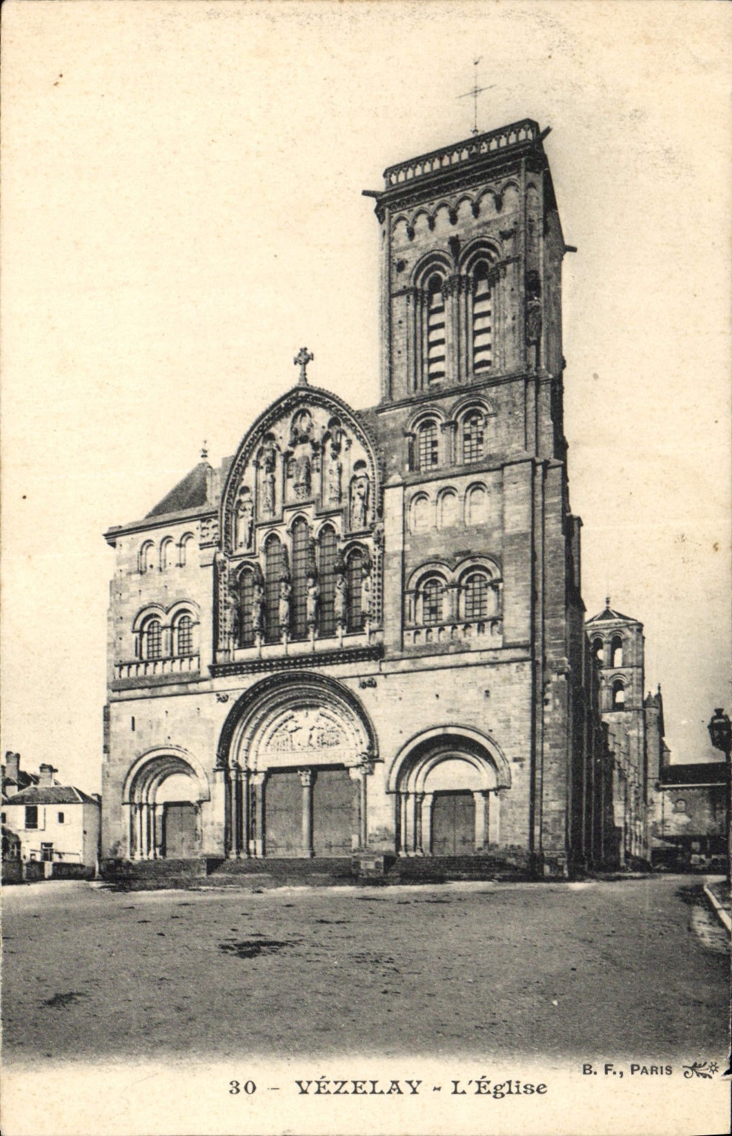 CPA Vezelay L'eglise 