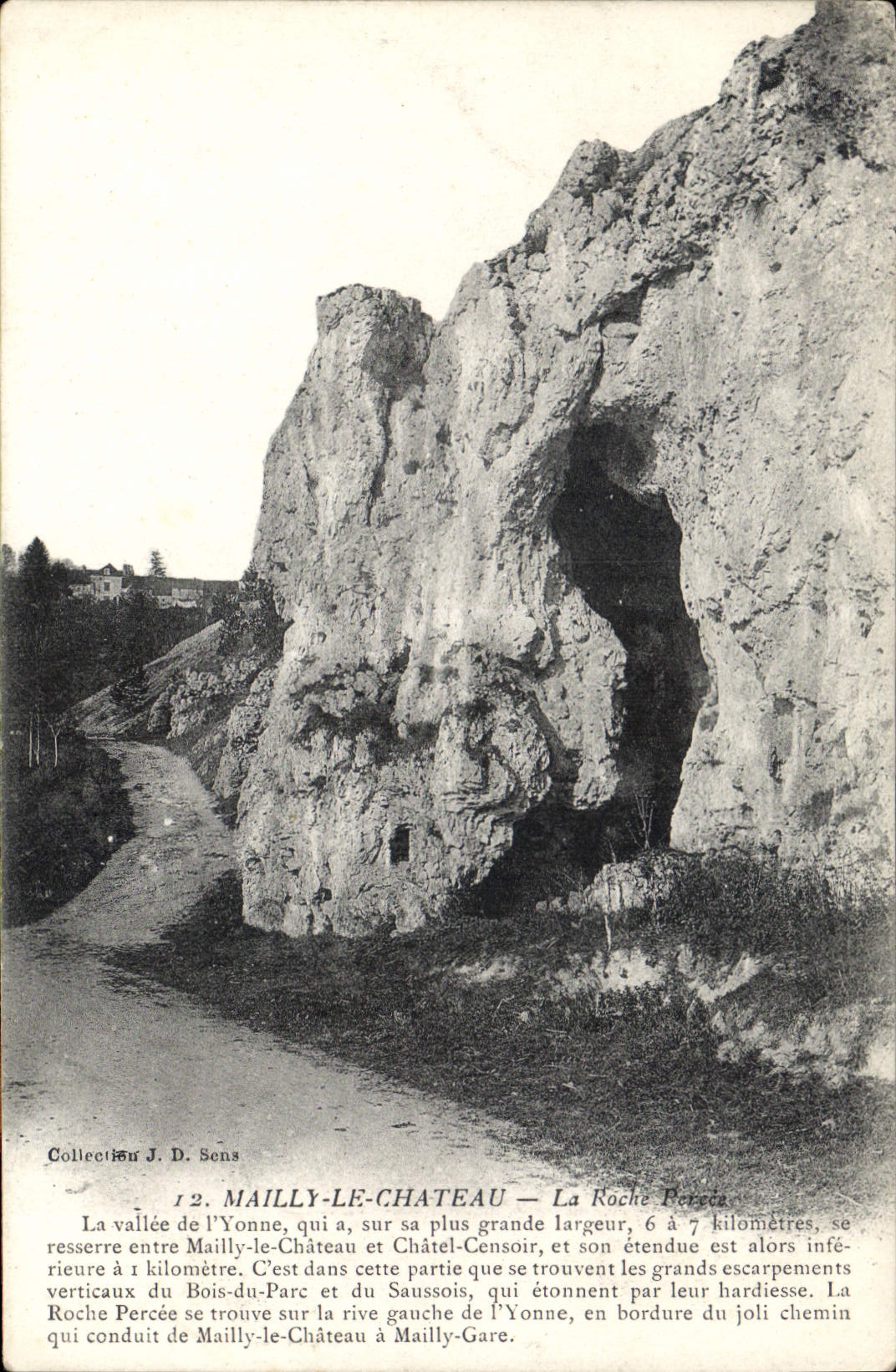 CPA Mailly le Chateau La Roche 
