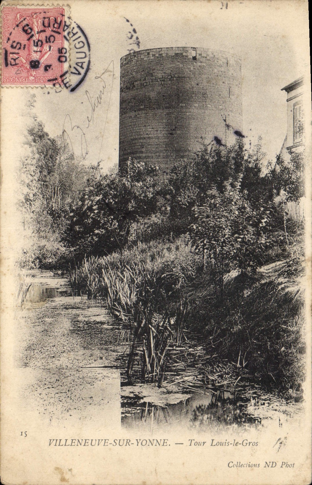 CPA Villeneuve sur Yonne Tour Louis le Gros