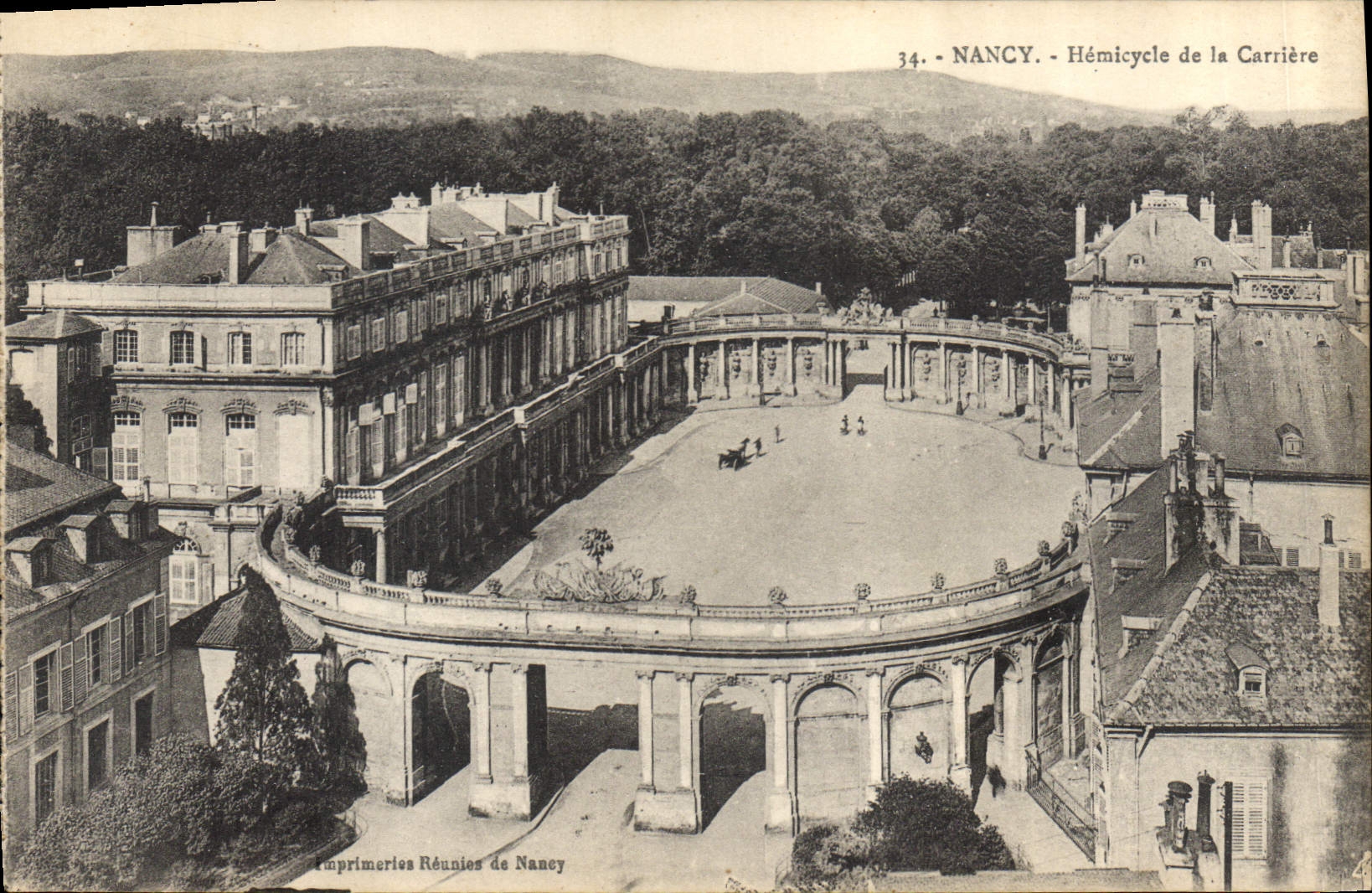 CPA Nancy Hemicycle de la Carriere 
